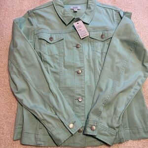 Croft & Barrow Mint Green Women's Jean Jacket